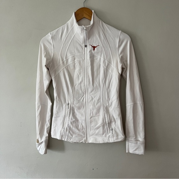 Lululemon Define Jacket in White With UT University of Texas Logo Size 6 - Picture 1 of 4